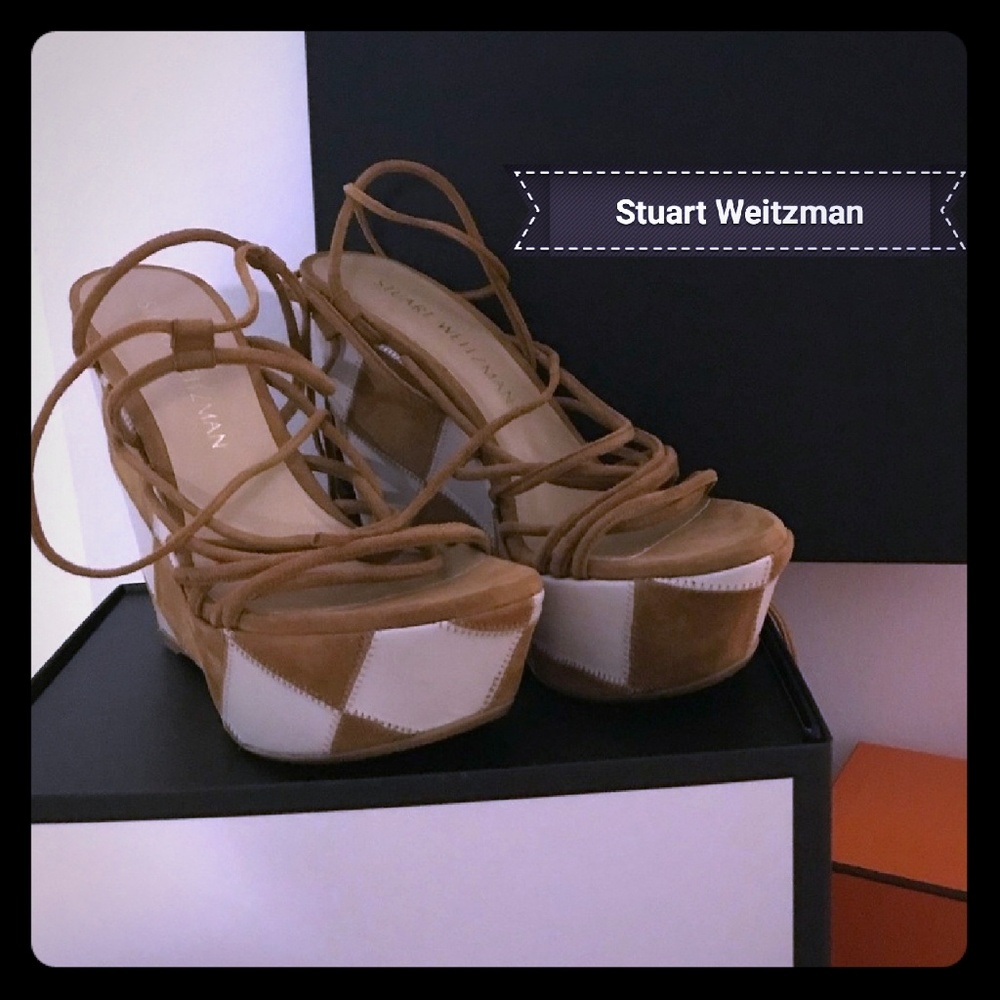 Stuart Weitzman Wedge Sandals